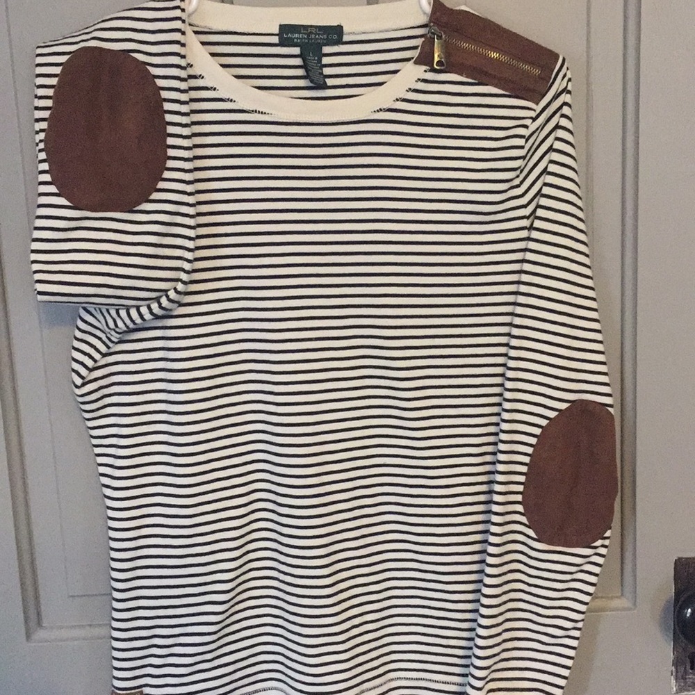 Ralph Lauren Suede patch Shirt